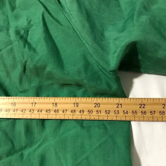 Emerson fry Lucy blouse meadow green womens S bohemian feminine cottage classic - Picture 9 of 13